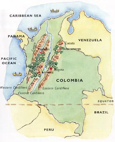 哥伦地图
